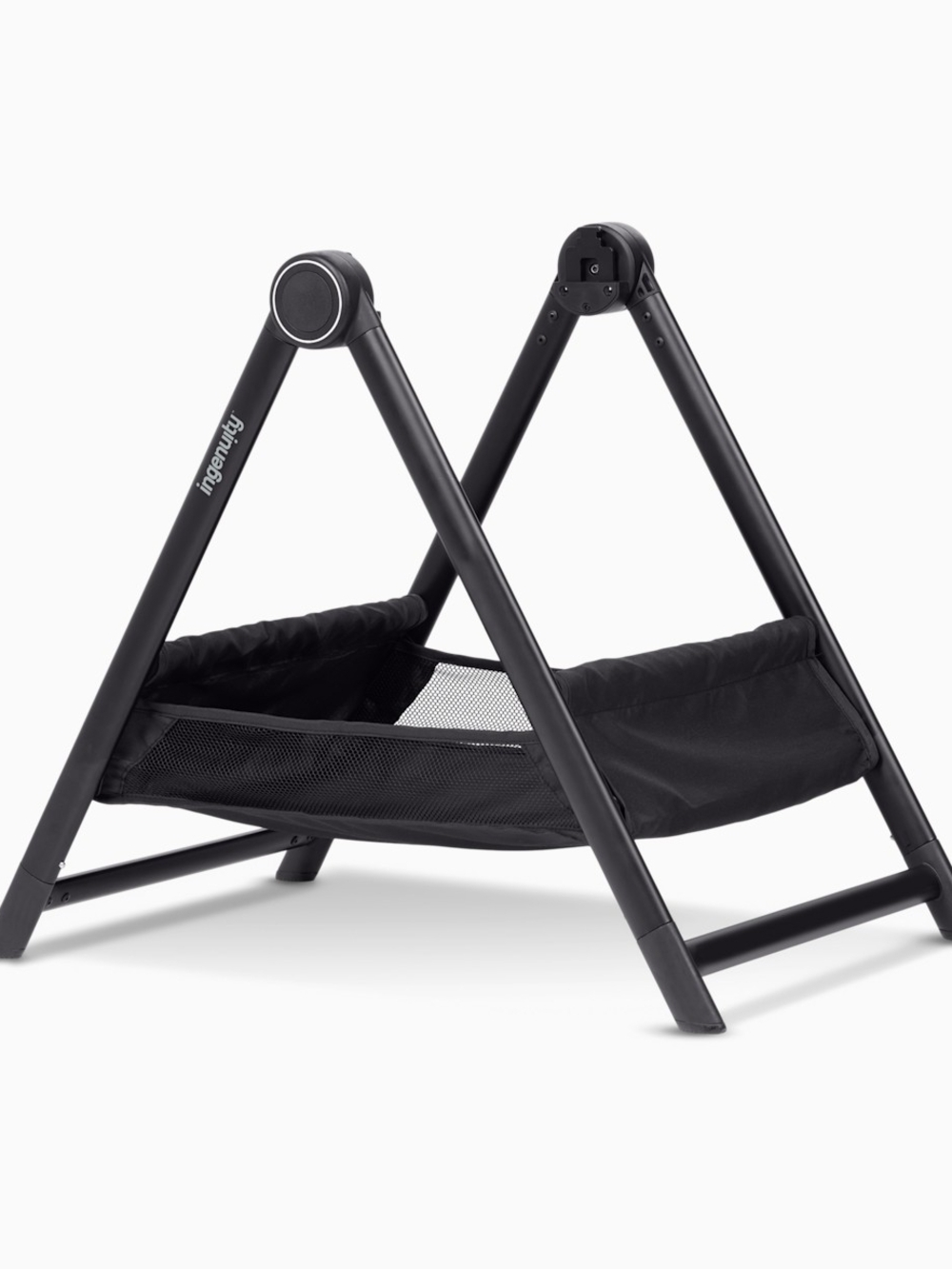 Ingenuity 3DSuite DualDock Carry Cot Stand – Foldable Baby Bassinet Stand – Blac